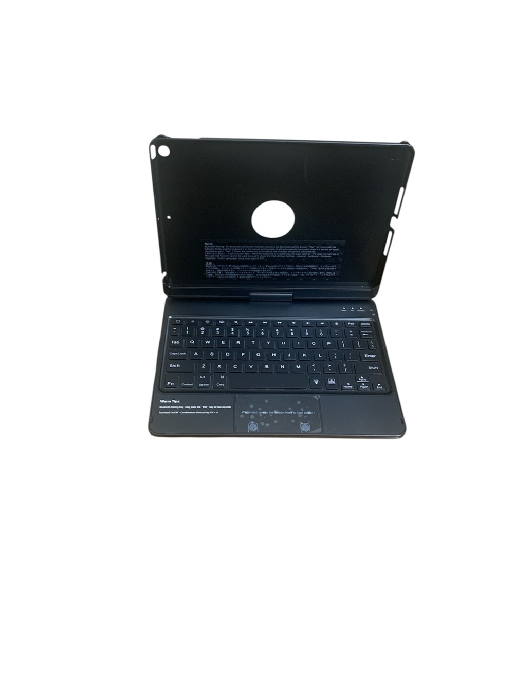 Black Bluetooth Keyboard Case for Tablet/ iPad